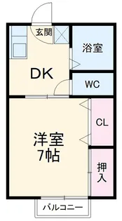 メゾン緑山【105号室】の間取り