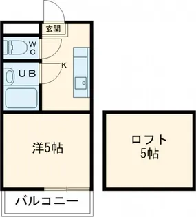 タウンコート森野【4階】の間取り
