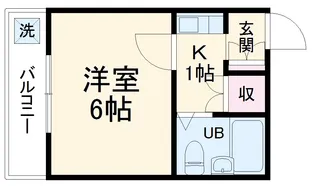 アーバンロージェ藤ヶ丘【3階】の間取り