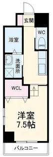 天王町コンフォート【9階】の間取り
