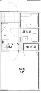 サンティエ六町【3階】の間取り