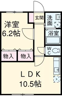 ネイ・フリーデン【102号室】の間取り