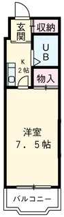 Hills Fujikawa【3-J号室】の間取り