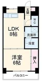 第39オーシャンハイツ【5階】の間取り