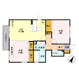 ウィンザー II【1階】の間取り