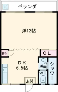 三宅マンション【406号室】の間取り