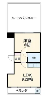 アーバンリゾート1号館【4階】の間取り