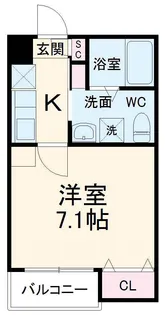 ブライツ幕張【3階】の間取り