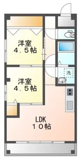 双葉マンション【5階】の間取り