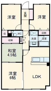 ベルメゾン豊田【10階】の間取り