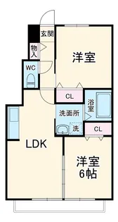 アリエント【201号室】の間取り