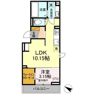 VIVANT A【2階】の間取り