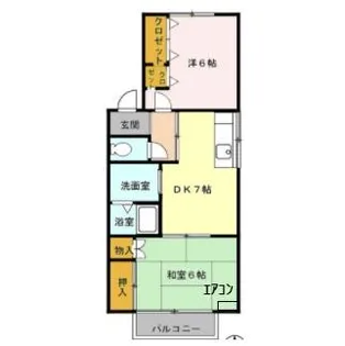 スカイパーク清洲【2階】の間取り