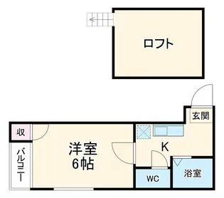Loft日比野【1階】の間取り
