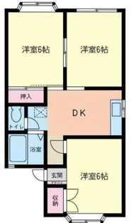 パレットイリヤ【2階】の間取り