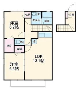 コサティ【2階】の間取り