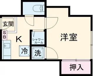 TREAT【103号室】の間取り