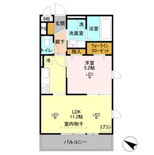 入間サザンヒルズ【2階】の間取り