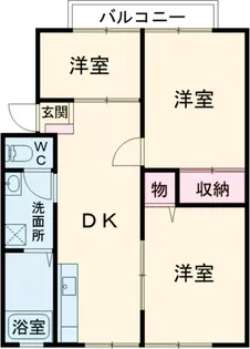 ツェレ吉水【202号室】の間取り