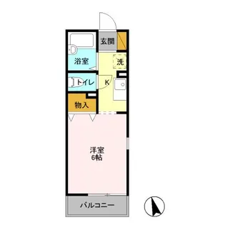 アローンヒルズ【2階】の間取り