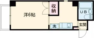 クレール町田【203号室】の間取り