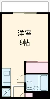 シャルム目黒【203号室】の間取り