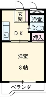 キャトルセゾン【A-2号室】の間取り