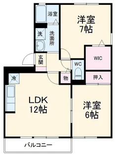 グロース レイ A【3階】の間取り