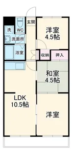 グランシャリオ【302号室】の間取り