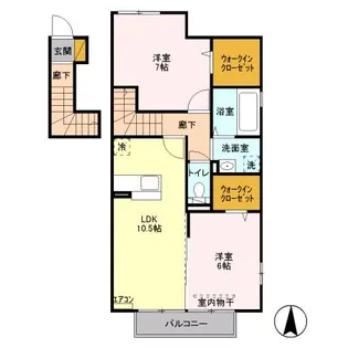 ルーチェ【2階】の間取り