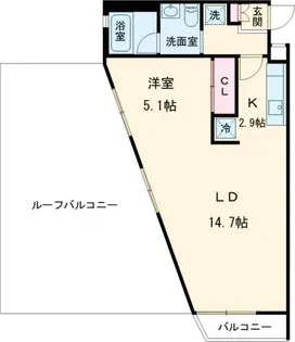 メイクスデザイン用賀【3階】の間取り