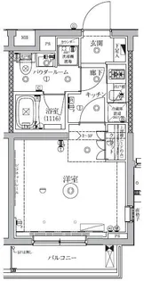 セジョリ新宿上落合【4階】の間取り