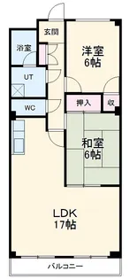 ドエルウエスト【5階】の間取り