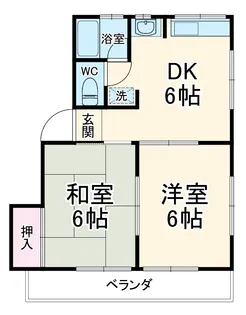 サンハイツヤマダ【2階】の間取り