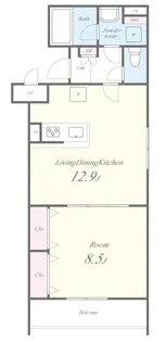 エトワール【2階】の間取り