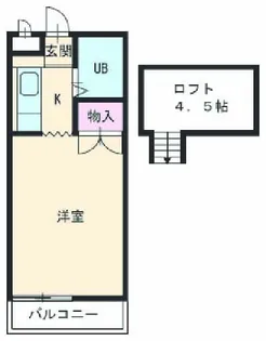 ガーデンハイツB【207号室】の間取り