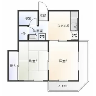 コーポ近藤【102号室】の間取り