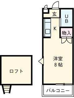 サンシティ松山【205号室】の間取り