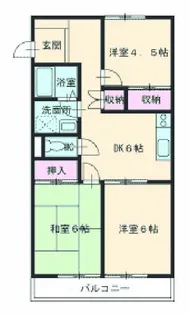 グリーンサイト【1階】の間取り