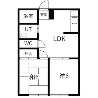 グリーンサイト【202号室】の間取り
