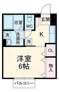 ヴェルドミール【1階】の間取り