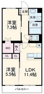 シェルフ藤【1階】の間取り