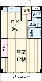 アゼリアコーポ【1階】の間取り