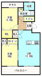 ヴェルデ・フォーユーⅡ【2階】の間取り