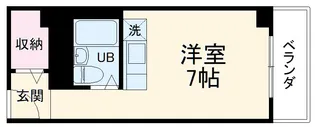 シーズンコート名駅西【704号室】の間取り