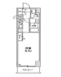 ALTERNA横濱阪東橋【11階】の間取り