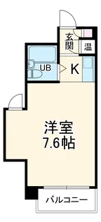 ラトゥール呼続【603号室】の間取り