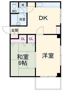 田町恒産ハイツ【202号室】の間取り