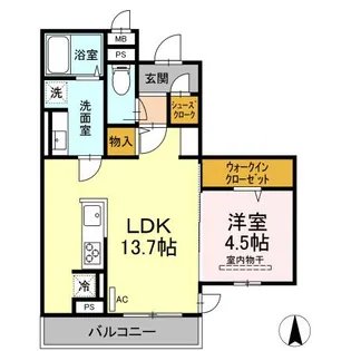ガーデンテラスⅡ【3階】の間取り