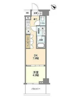 ニューミラ明大前【5階】の間取り